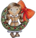 STEMPEL / STAMP: GUMMI / RUBBER Stempel: Christmas Scene