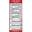 Sticker Ziersticker German text banner