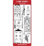Sticker Ziersticker met victorianische motieven