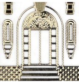 Sticker Ziersticker con motivos victorianische