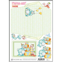 Marij Rahder twin set cards 01 baby