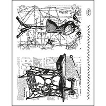 Transparent stamps Topic: Sewing