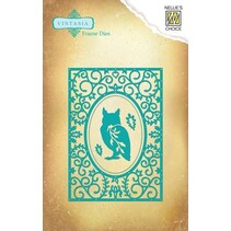 Poinçonnage et gaufrage modèle Vintasia avec hibou