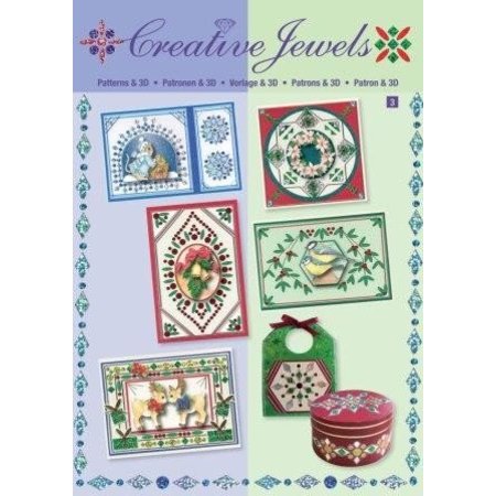 Bücher und CD / Magazines Creative mal Jewels & 3D bok