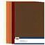 DESIGNER BLÖCKE  / DESIGNER PAPER Set linen cardboard, autumn color, A4