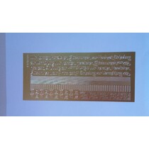 Combiné autocollant, bords, coins, textes allemands / mariage