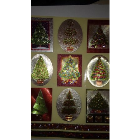 Sticker Scène stickers met kerst motieven