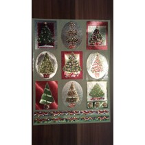 Scène autocollants avec des motifs de Noël