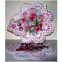 A4, foglio di punzonatura, fiori