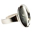 Schmuck Gestalten / Jewellery art Anel com a tomada de jóias, prata, 14x19mm