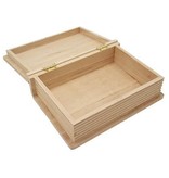 Objekten zum Dekorieren / objects for decorating Holzdose i bokform