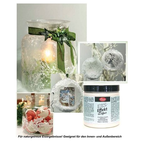 BASTELZUBEHÖR / CRAFT ACCESSORIES effet de glace, 250 ml, neige / glace
