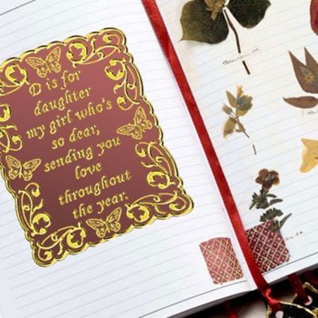 Sticker Decorative frame with text in English