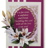 Sticker Decoratief frame met de tekst in het Engels