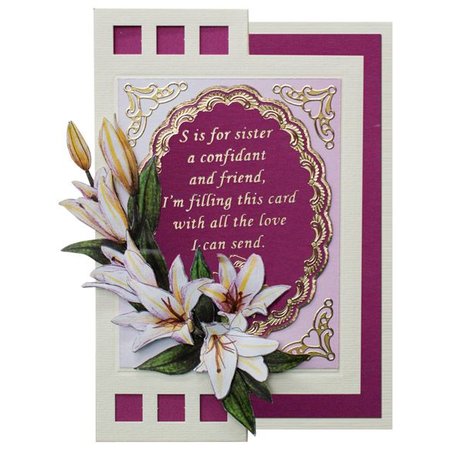 Sticker Zierrahmen mit Text in englisch