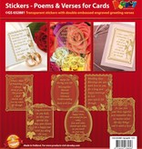 Sticker Cadre décoratif avec des poèmes en anglais