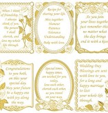 Sticker Decoratief frame met gedichten in het Engels