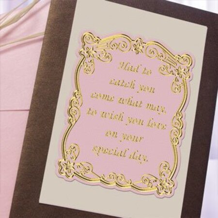 Sticker Zierrahmen mit Gedichten in englisch