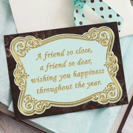 Sticker Zierrahmen mit Gedichten in englisch