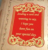 Sticker Zierrahmen mit Gedichten in englisch