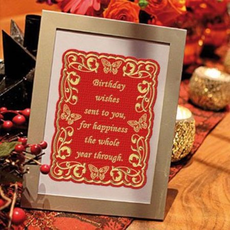 Sticker Zierrahmen mit Gedichten in englisch