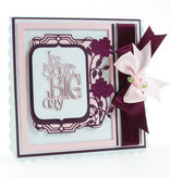 TONIC stamping and embossing folder: Flip Flop, Easel & frame with roses