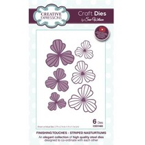 Punching and embossing template: Striped Nasturtiums
