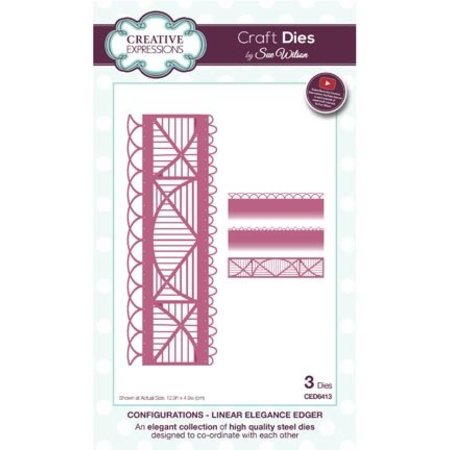 Creative Expressions Stamping and embossing stencil: border