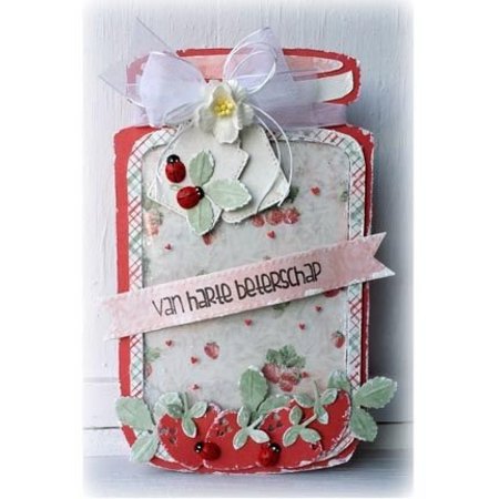 Dutch DooBaDoo A4 plantilla de la tarjeta del arte holandés