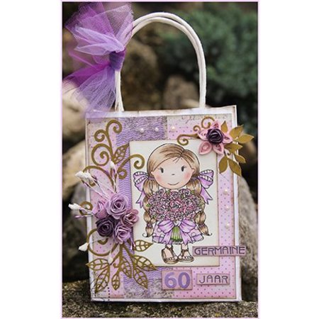 BASTELZUBEHÖR / CRAFT ACCESSORIES Papirposer, hvit, 5 stk