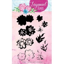 Gelaagde stempel, A6-formaat