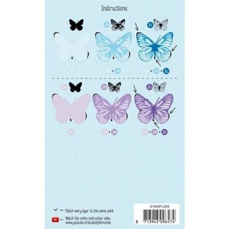 Stempel / Stamp: Transparent timbre Layered, le format A6