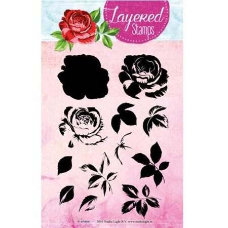 Stempel / Stamp: Transparent selo em camadas, o formato A6