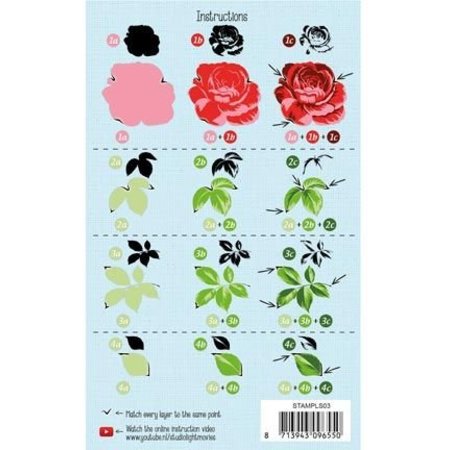 Stempel / Stamp: Transparent selo em camadas, o formato A6