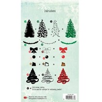 Layered stempel, A5-format, stor