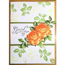 Layered stamp, A6 format