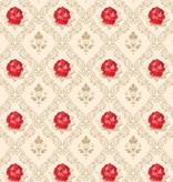 DESIGNER BLÖCKE  / DESIGNER PAPER Designerpapierset Red Roses