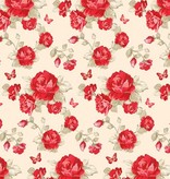 DESIGNER BLÖCKE  / DESIGNER PAPER Designerpapierset Red Roses