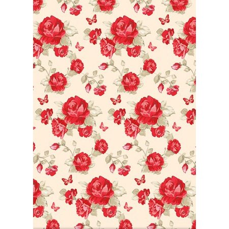 DESIGNER BLÖCKE  / DESIGNER PAPER Designerpapierset Red Roses