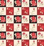 DESIGNER BLÖCKE  / DESIGNER PAPER Designerpapierset Red Roses