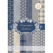 NIEUW! Designerpapierset gentleman