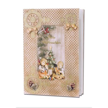 BASTELSETS / CRAFT KITS: 2 Geschenkbücher mit M.I. Hummel, Format 16 x 24 x 4 cm