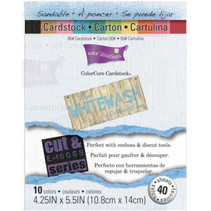 Colorcore cardstock set whitewash