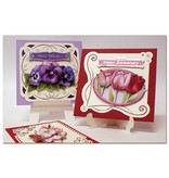 KARTEN und Zubehör / Cards Luxury card layouts for embroidery, 3 pieces