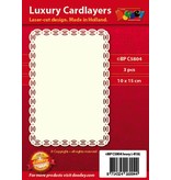 KARTEN und Zubehör / Cards layouts de cartão de luxo, 3 peças