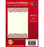 KARTEN und Zubehör / Cards Luxury card layouts, 3 pieces