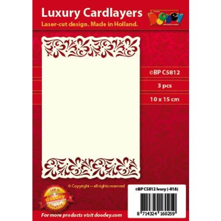 KARTEN und Zubehör / Cards Luxus Karten Layouts , 3 Stück