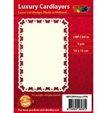 KARTEN und Zubehör / Cards layouts de cartão de luxo, 3 peças