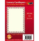 KARTEN und Zubehör / Cards Luxe kaart lay-outs, 3 stuks