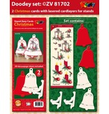 Exlusiv Exclusivas Bastelset para 2 tarjetas de Navidad titular de la tarjeta +